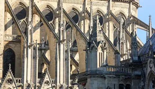 Flying Buttress of Notre Dame Cathedral